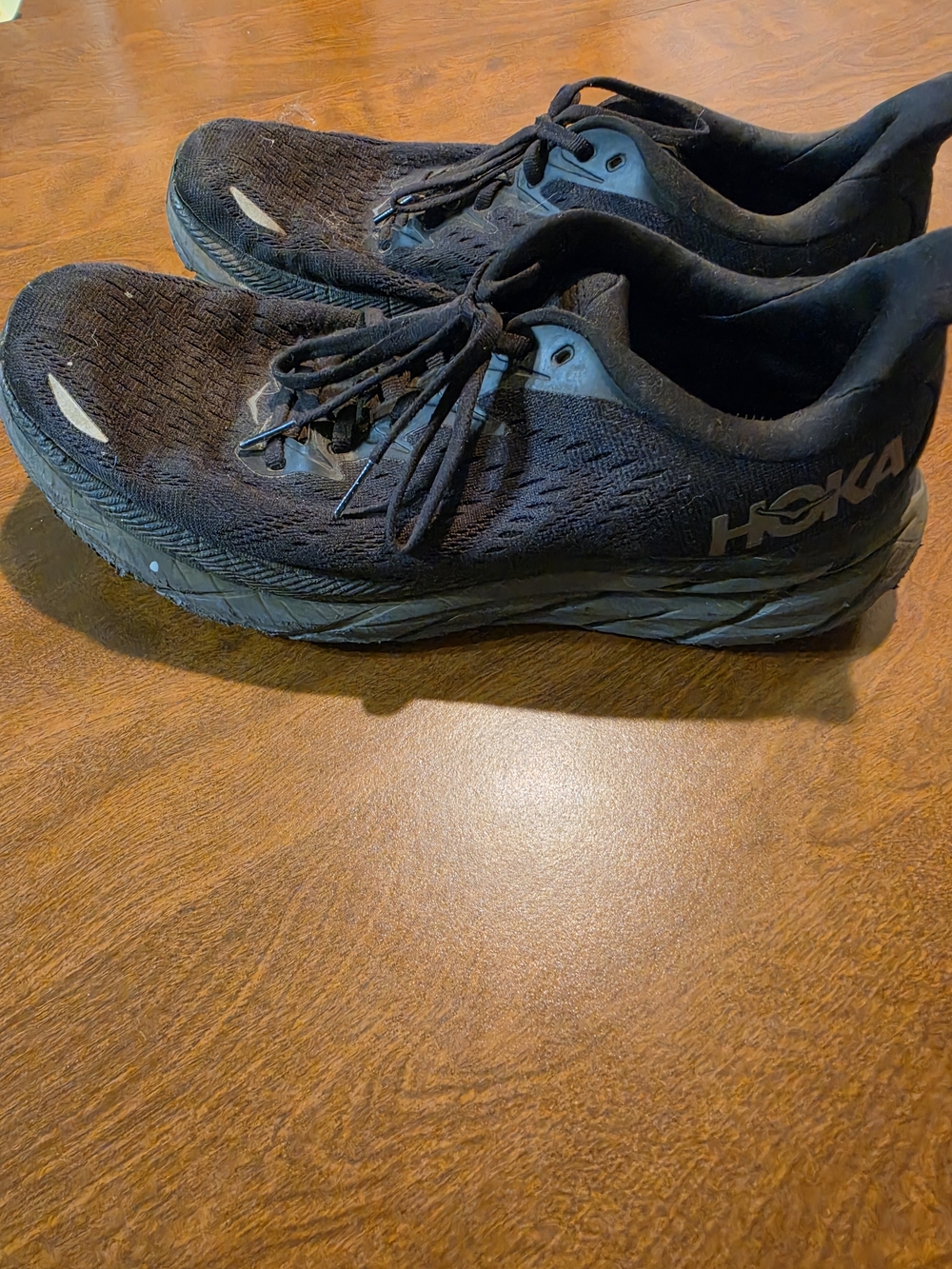 HOKA Men's Black Lightweight Running Shoes